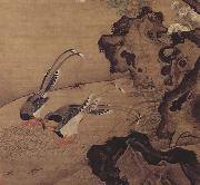 Lu Ji DETAIL:Birds in Grove